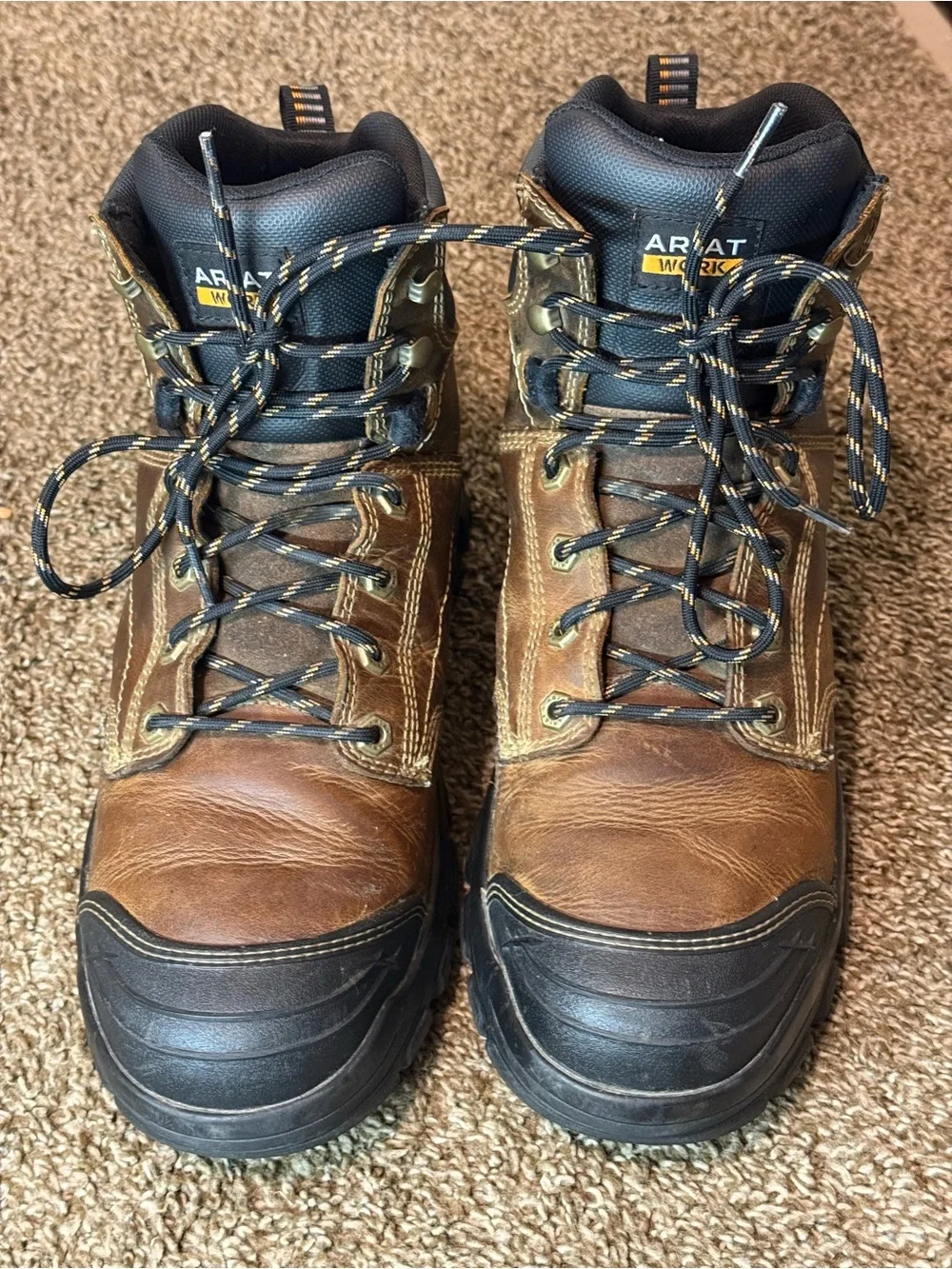 Ariat TReadfast 6 Men’s Brown Work Boot, Lace-Up size 10/5